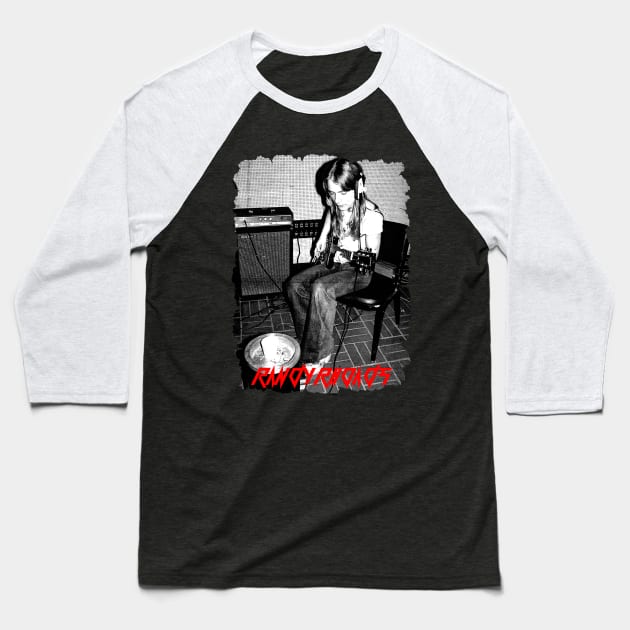 randy rhoads studio Baseball T-Shirt by azuki_89